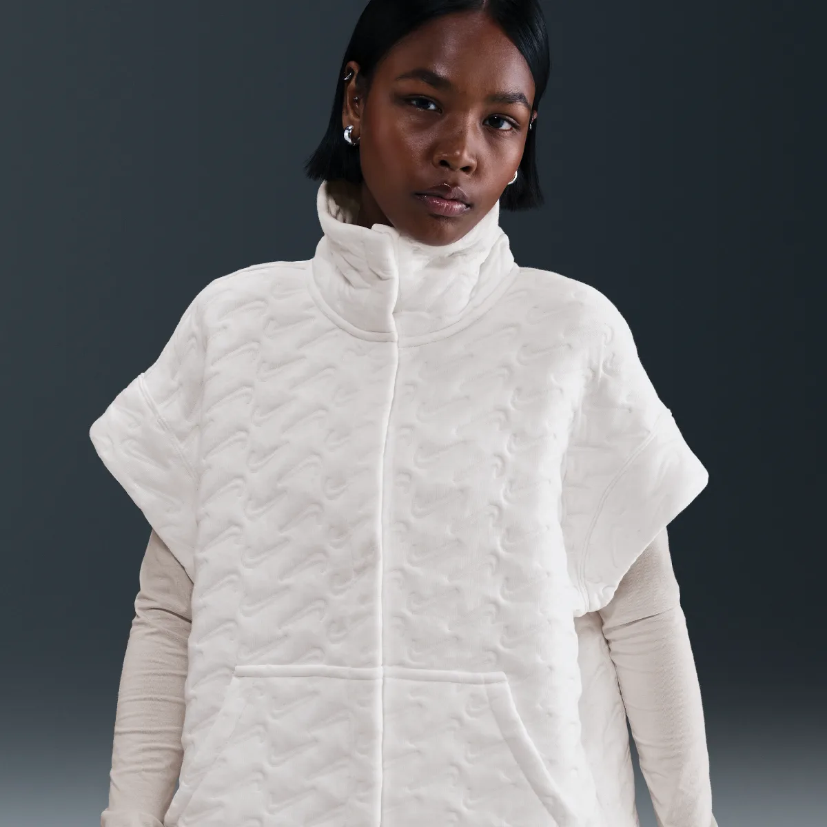 Nike Sportswear Phoenix Fleece Oversized Jacquard Vest by Nike