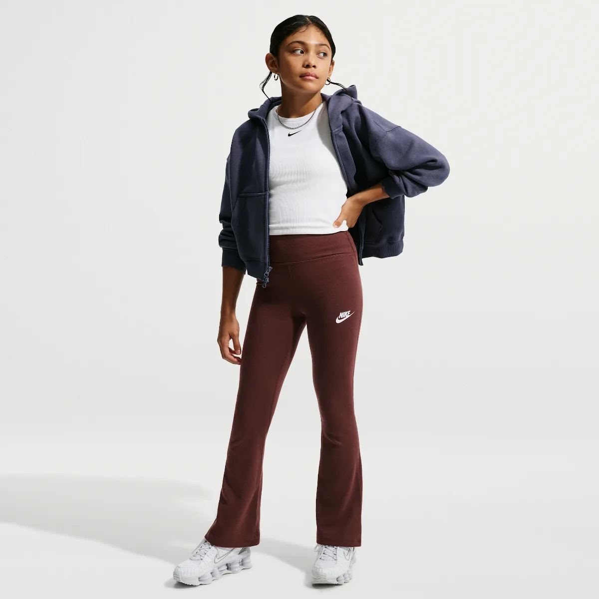 Sportswear Classic High-Waisted Flared Leggings by Nike