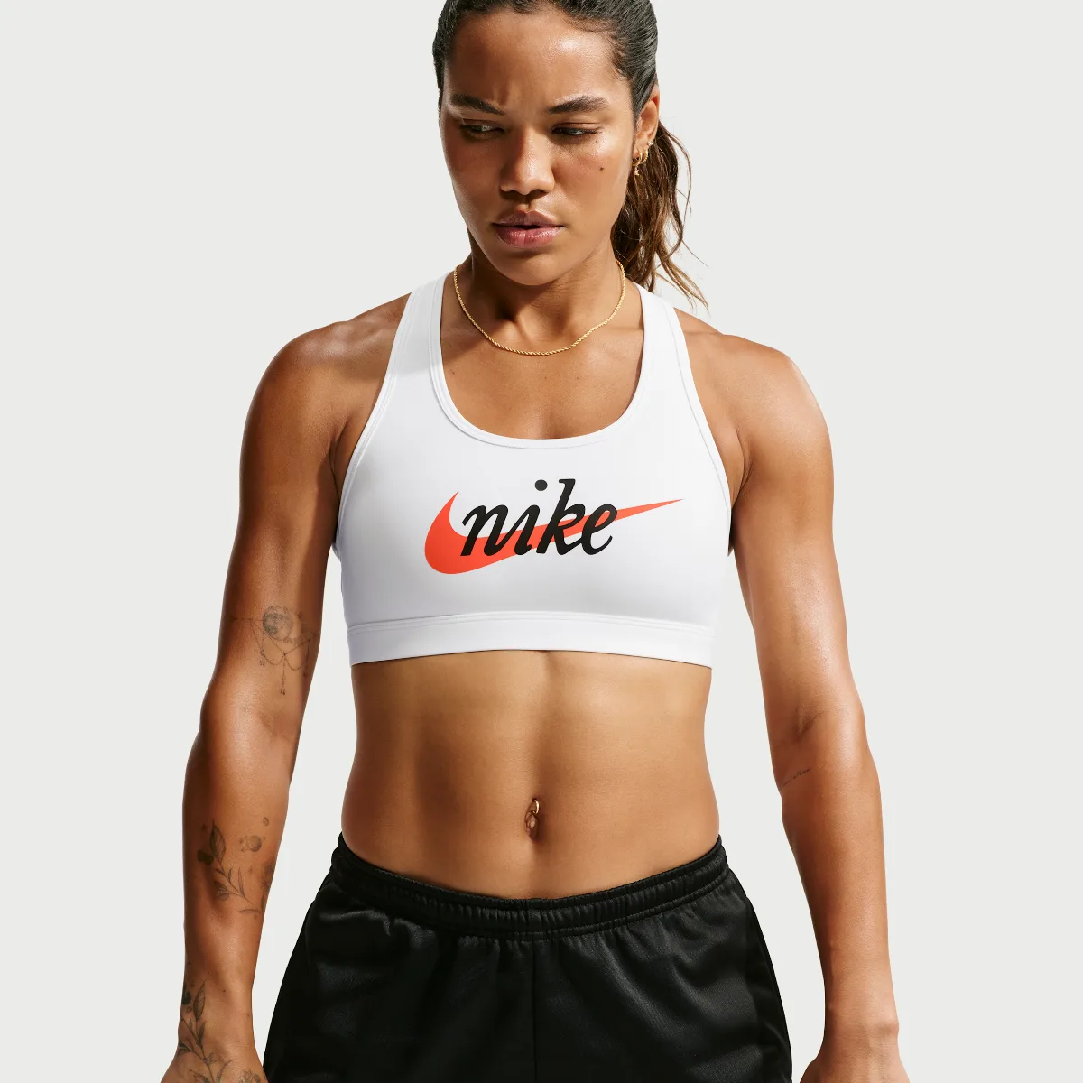 Swoosh Medium-Support Padded Sports Bra by Nike