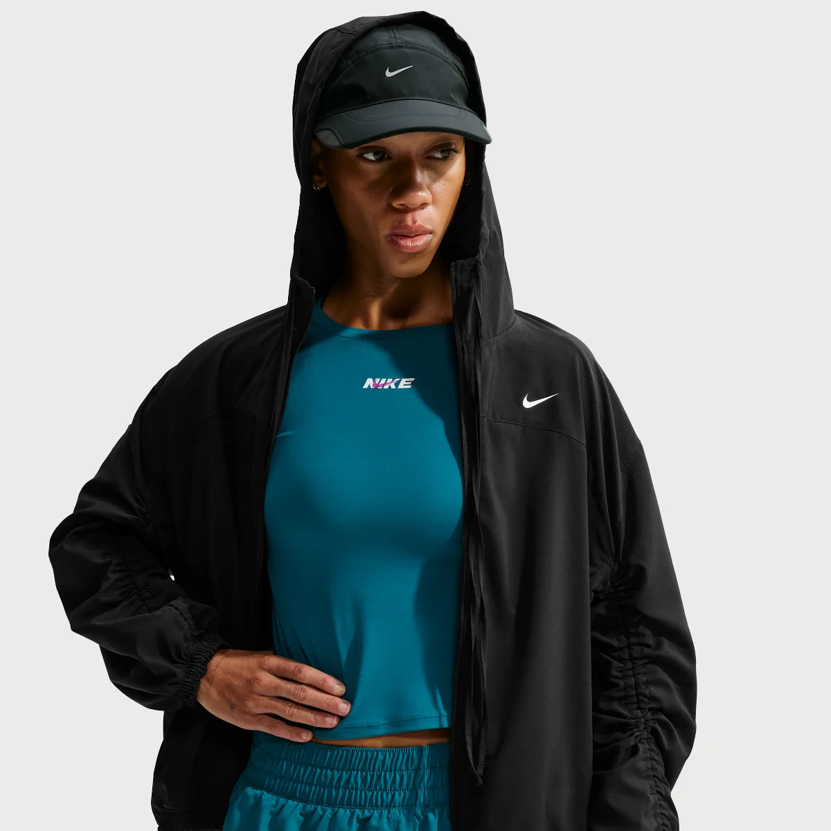 One Dri-FIT Oversized Woven Jacket by Nike