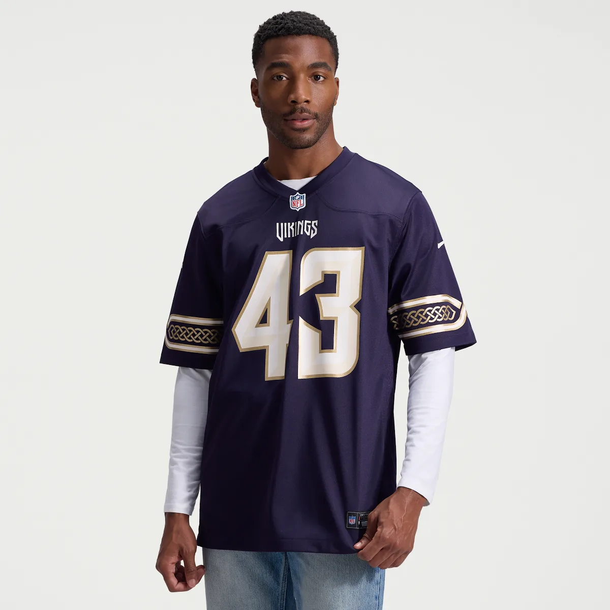 Andrew Van Ginkel Minnesota Vikings Rivalries Collection NFL Game Jersey by Nike