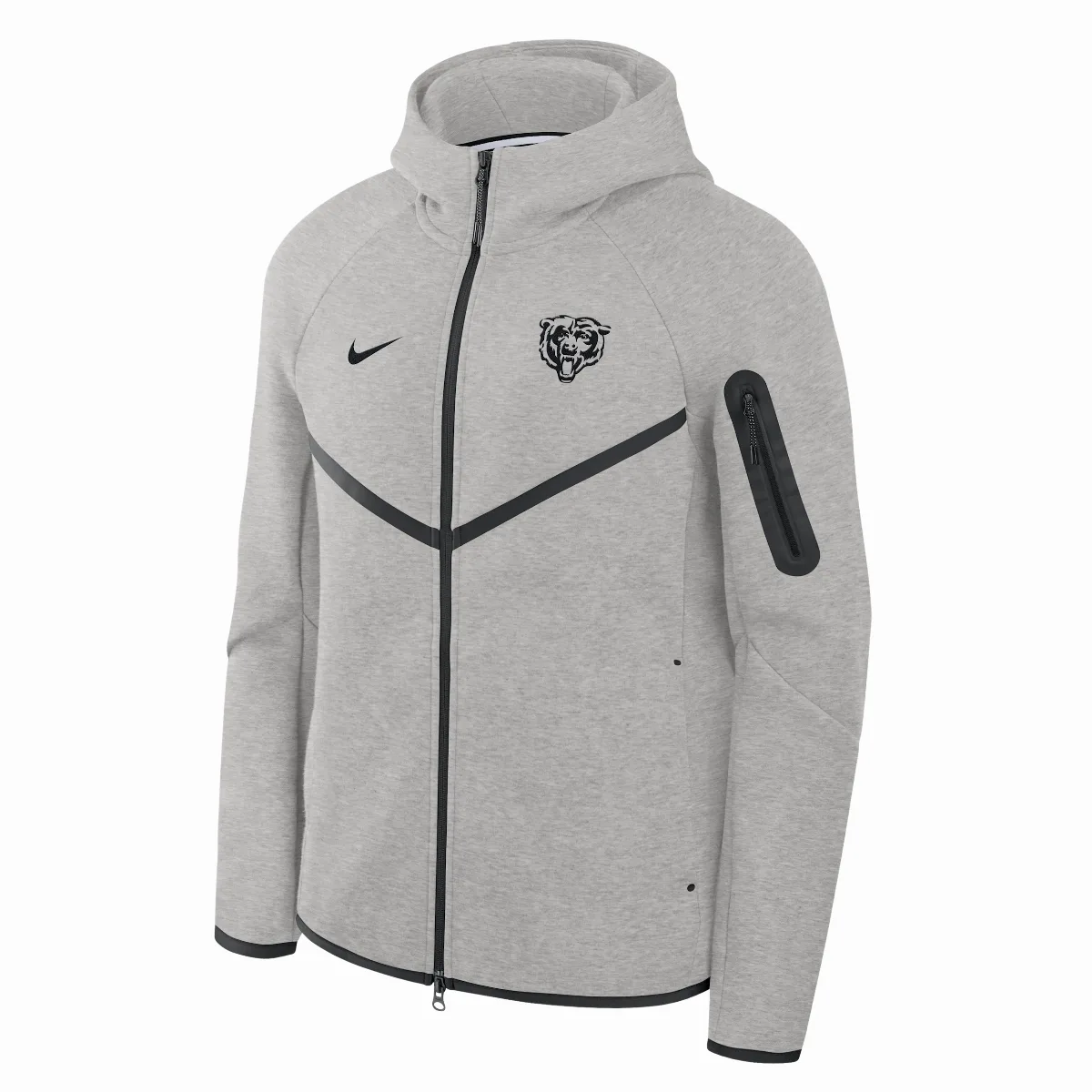 Chicago Bears Top Billing Tech Fleece Windrunner Full-Zip Hooded Jacket by Nike