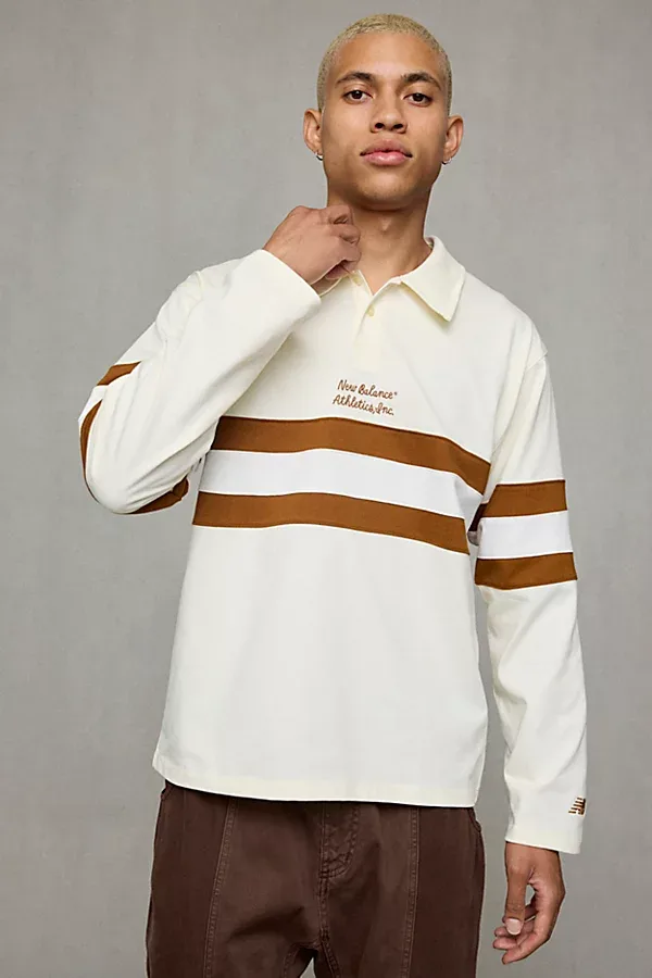 Sports Legacy Rugby Shirt Top by New Balance