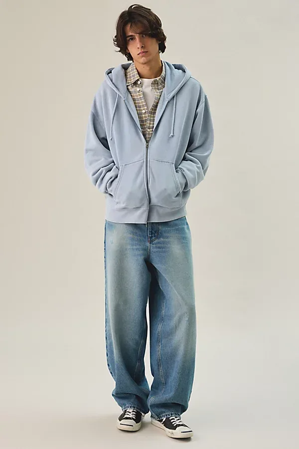 Anchor Zip-Up Hoodie Sweatshirt by Standard Cloth