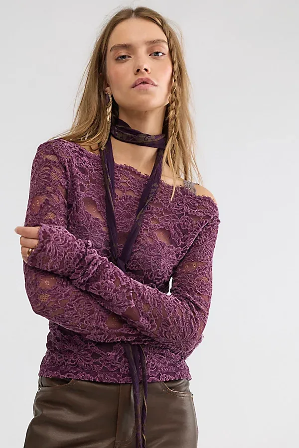 Raising Eyebrows Lace Top by Free People