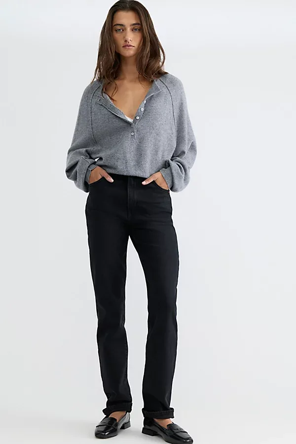 Levis Ribcage Slim Jeans by Levi's