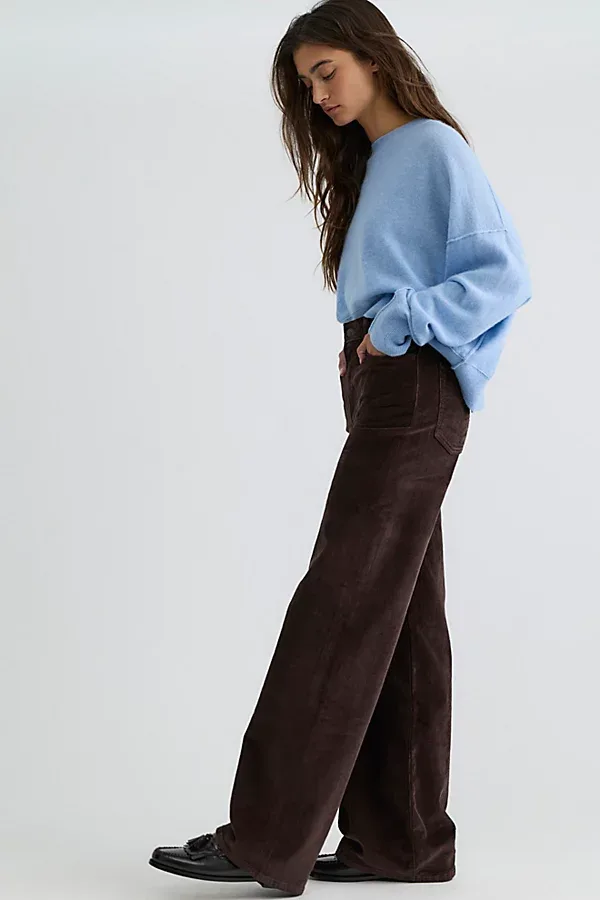 Levis Ribcage Wide-Leg Jeans by Levi's