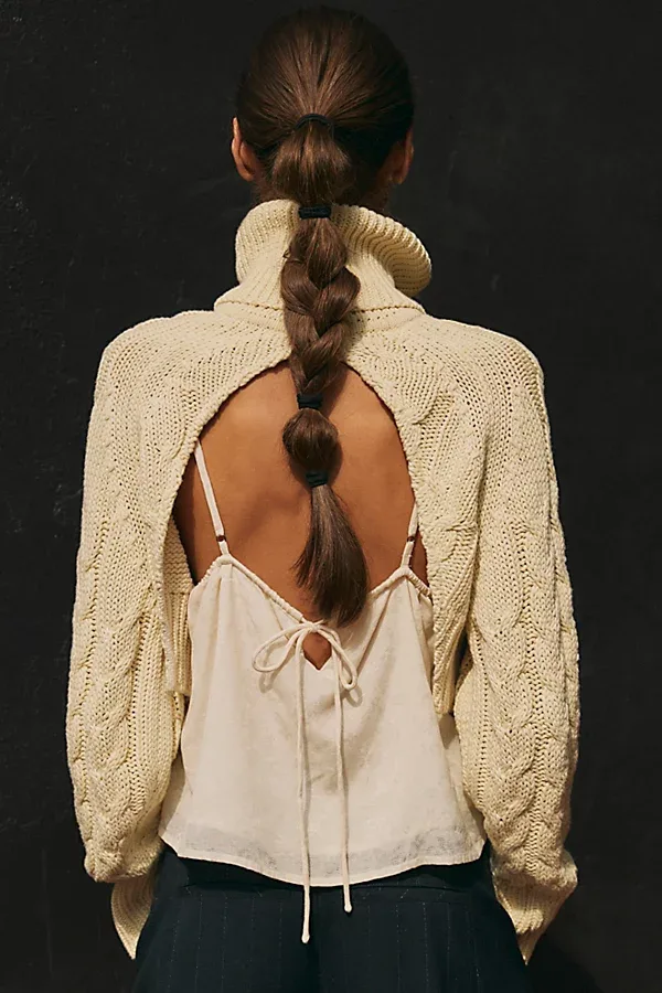 Colbie Cable Knit Bolero by Free People