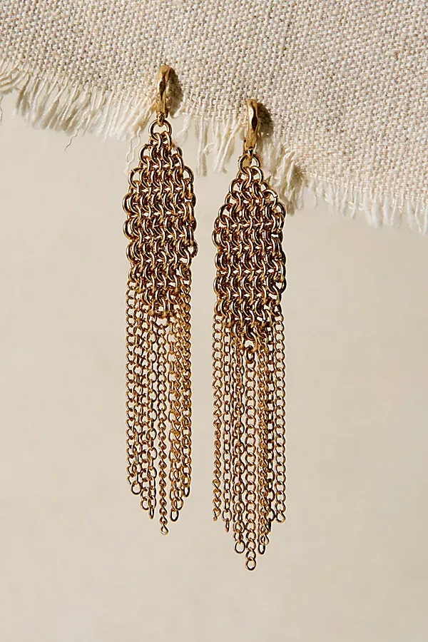 Avi Chainmail Dangle Earrings