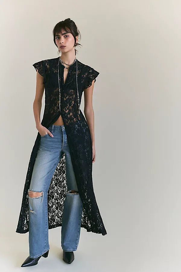 Lena Lace Maxi Top by Free People