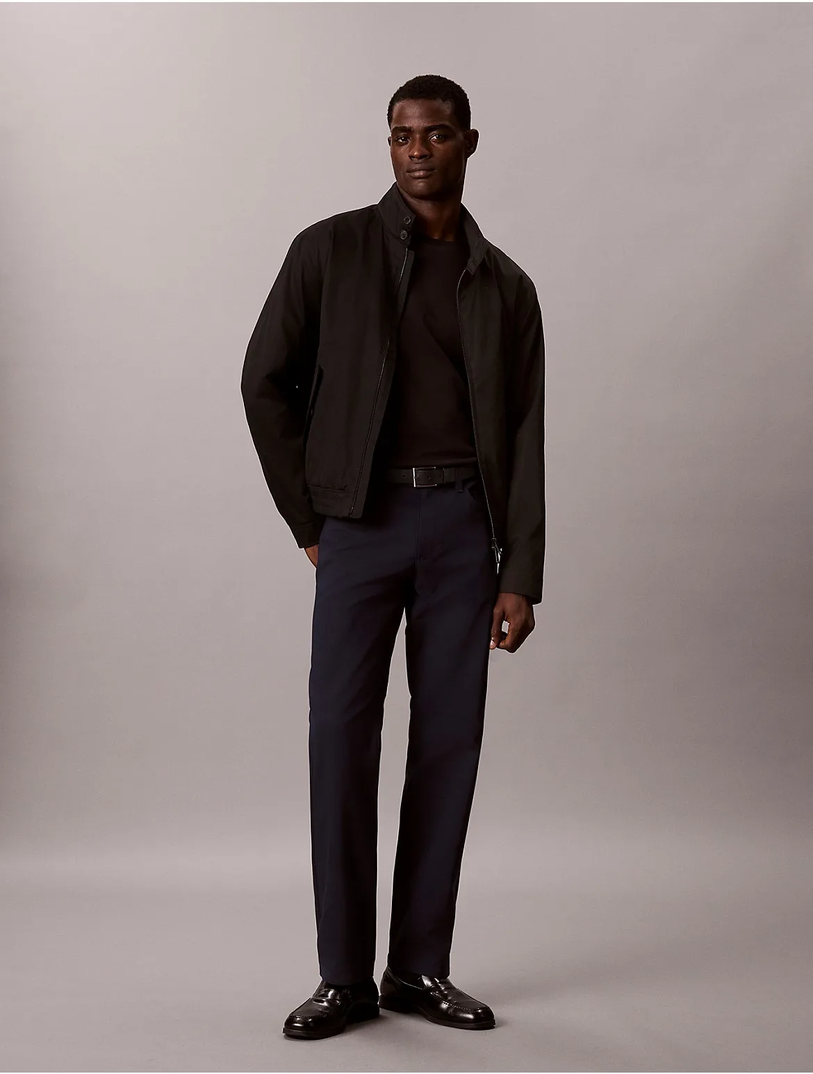 Straight Stretch 5-Pocket Pants by Calvin Klein