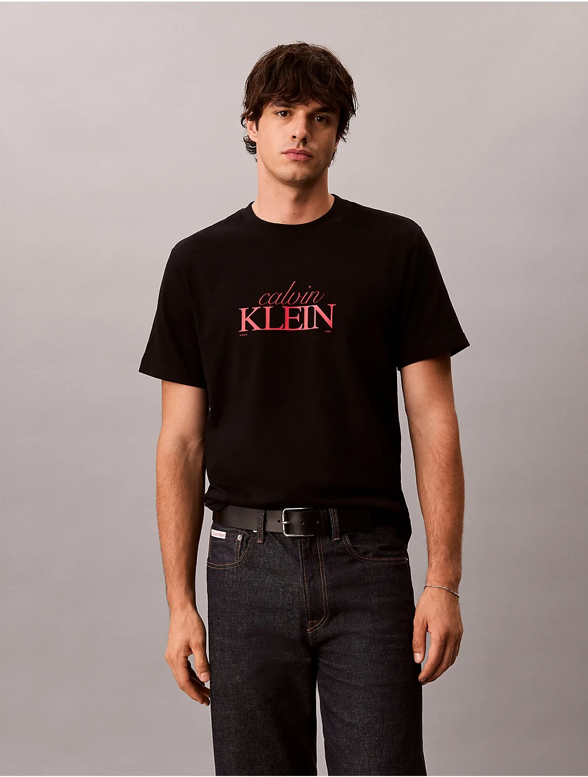 Graphic Logo Tee by Calvin Klein