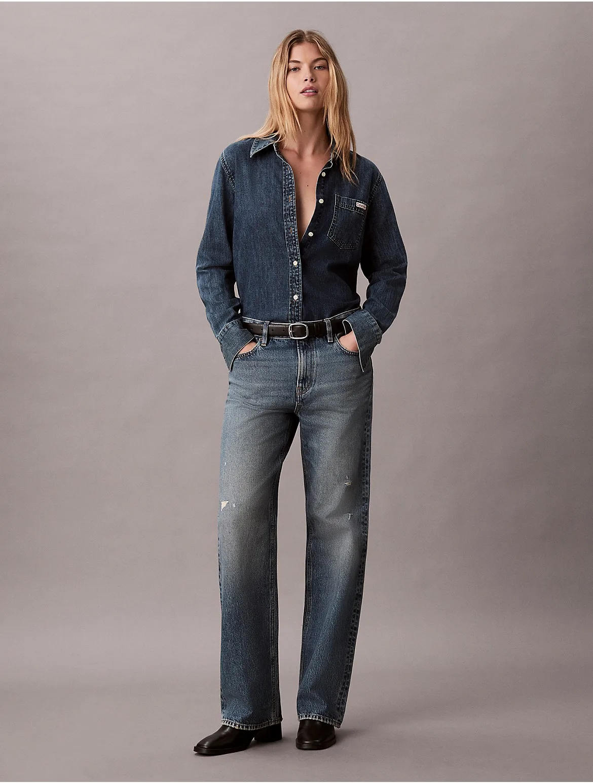 90s Straight Jeans by Calvin Klein