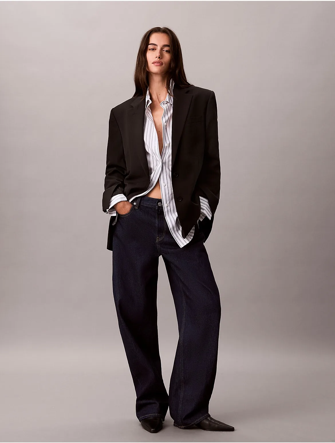 Relaxed Barrel Jeans by Calvin Klein