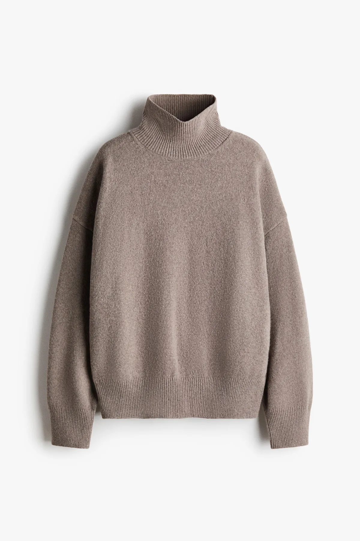 Oversized Mock-Turtleneck Sweater