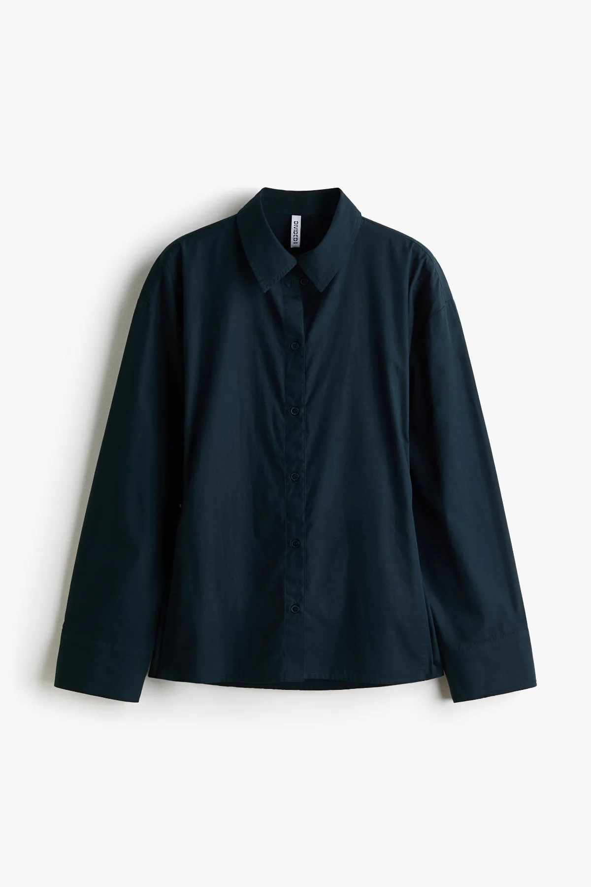 Tapered-Waist Poplin Shirt by H&M