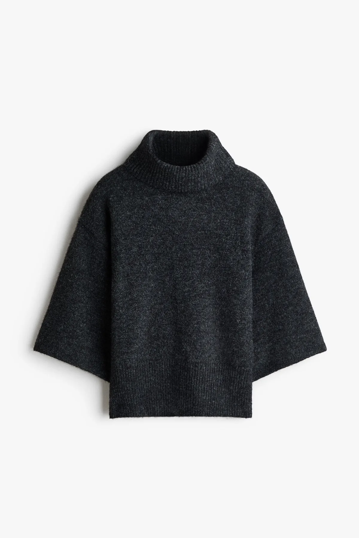 Short-Sleeved Mock Turtleneck Sweater by H&M