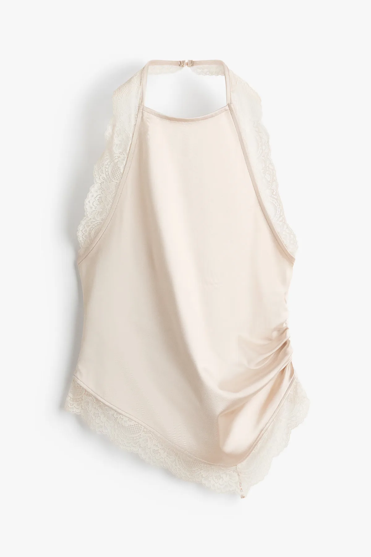 Lace-Trimmed Halterneck Top by H&M