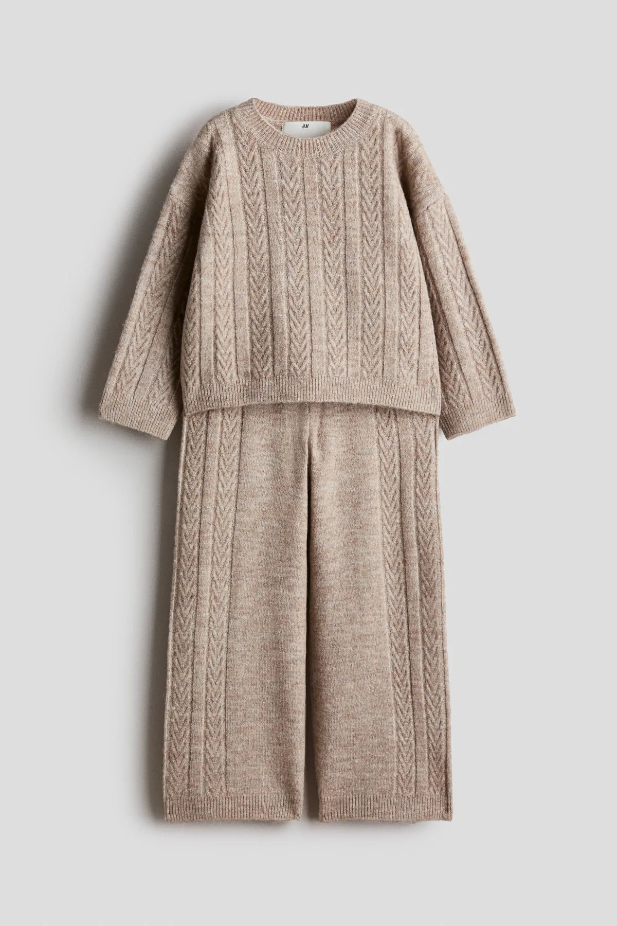 2-Piece Cable-Knit Set by H&M