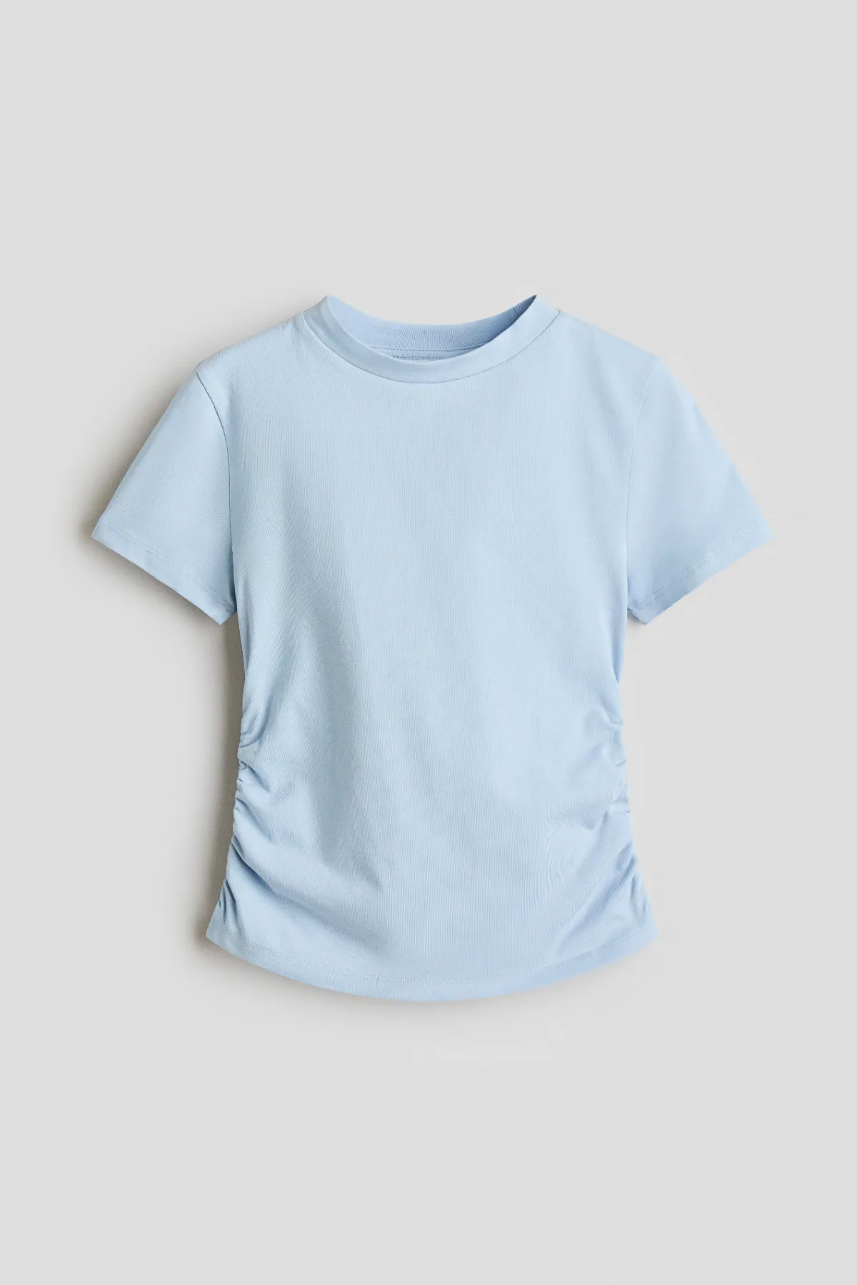 Gathered Cotton T-Shirt by H&M