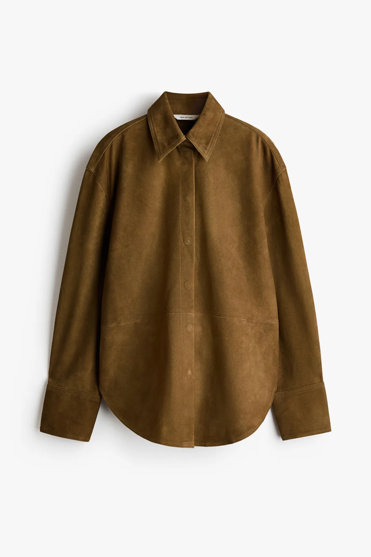Oversized Suede Shirt by H&M