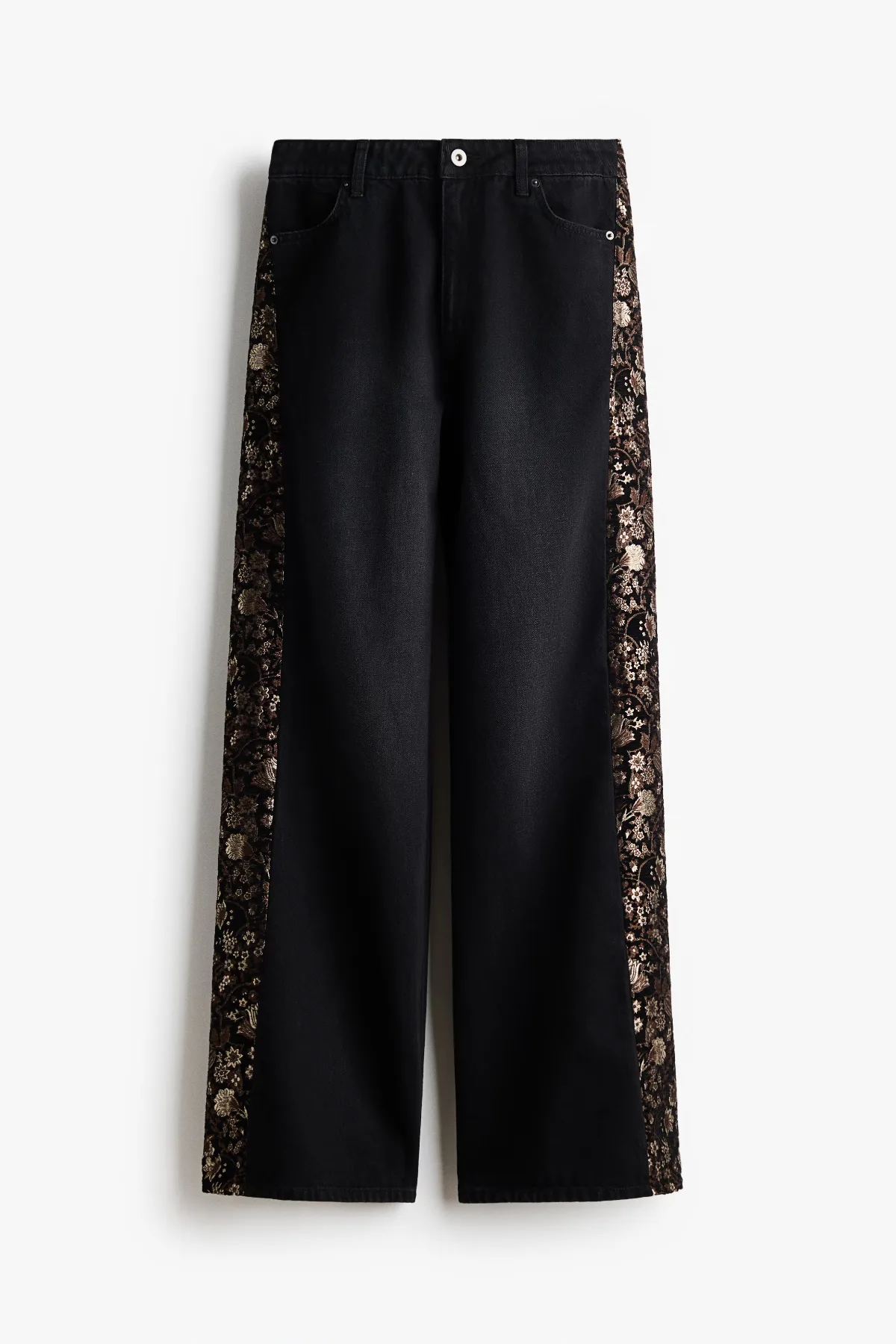 Jeans with Side Panels by H&M