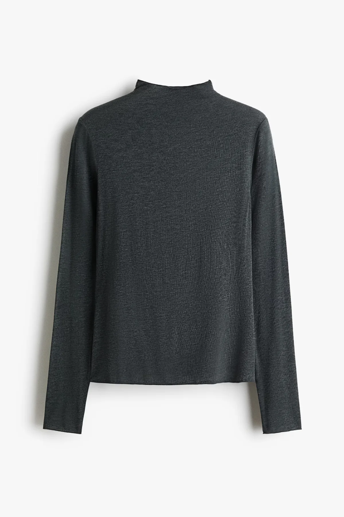 Cashmere-Blend Mock Turtleneck Top by H&M