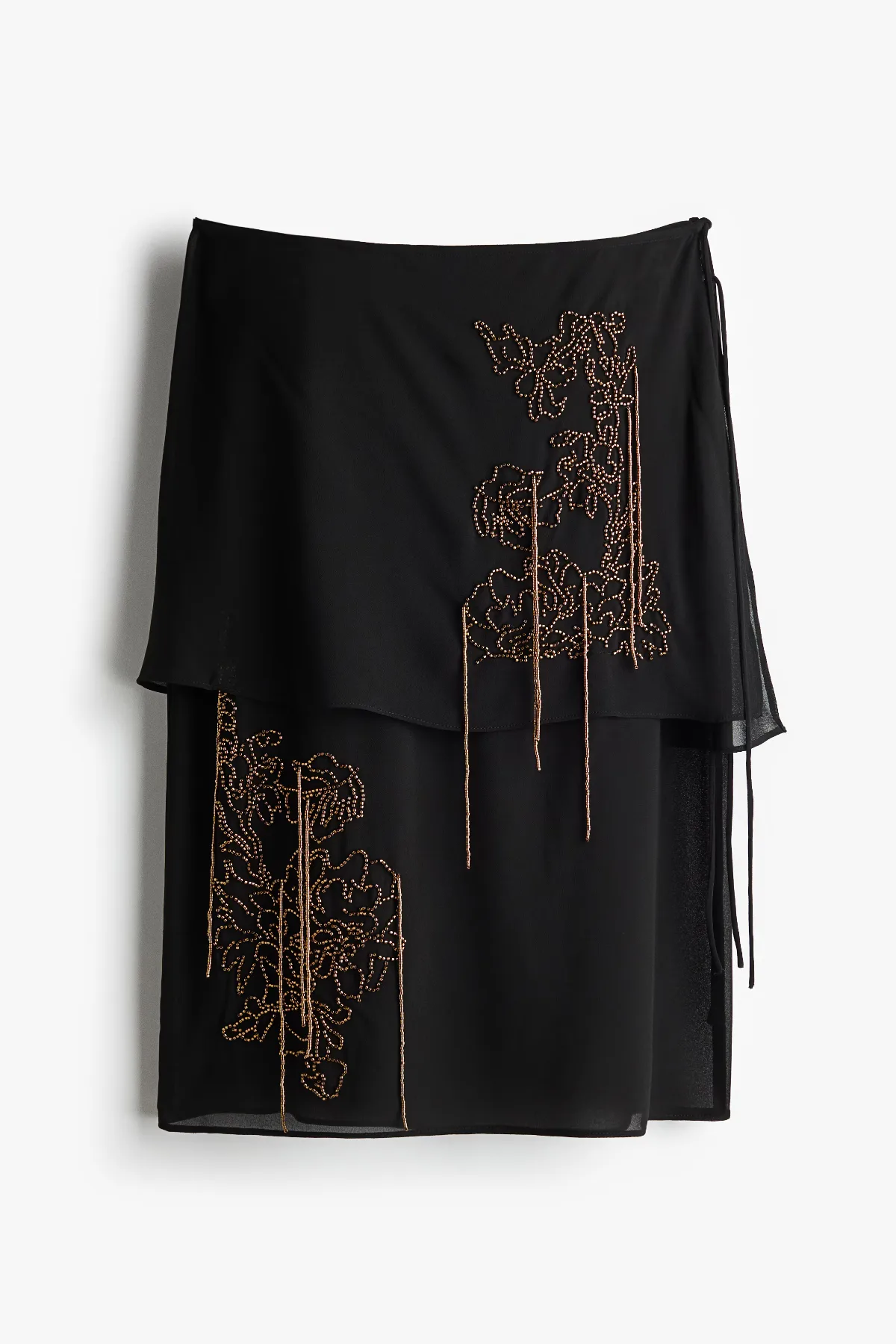 Beaded Layered Skirt by H&M