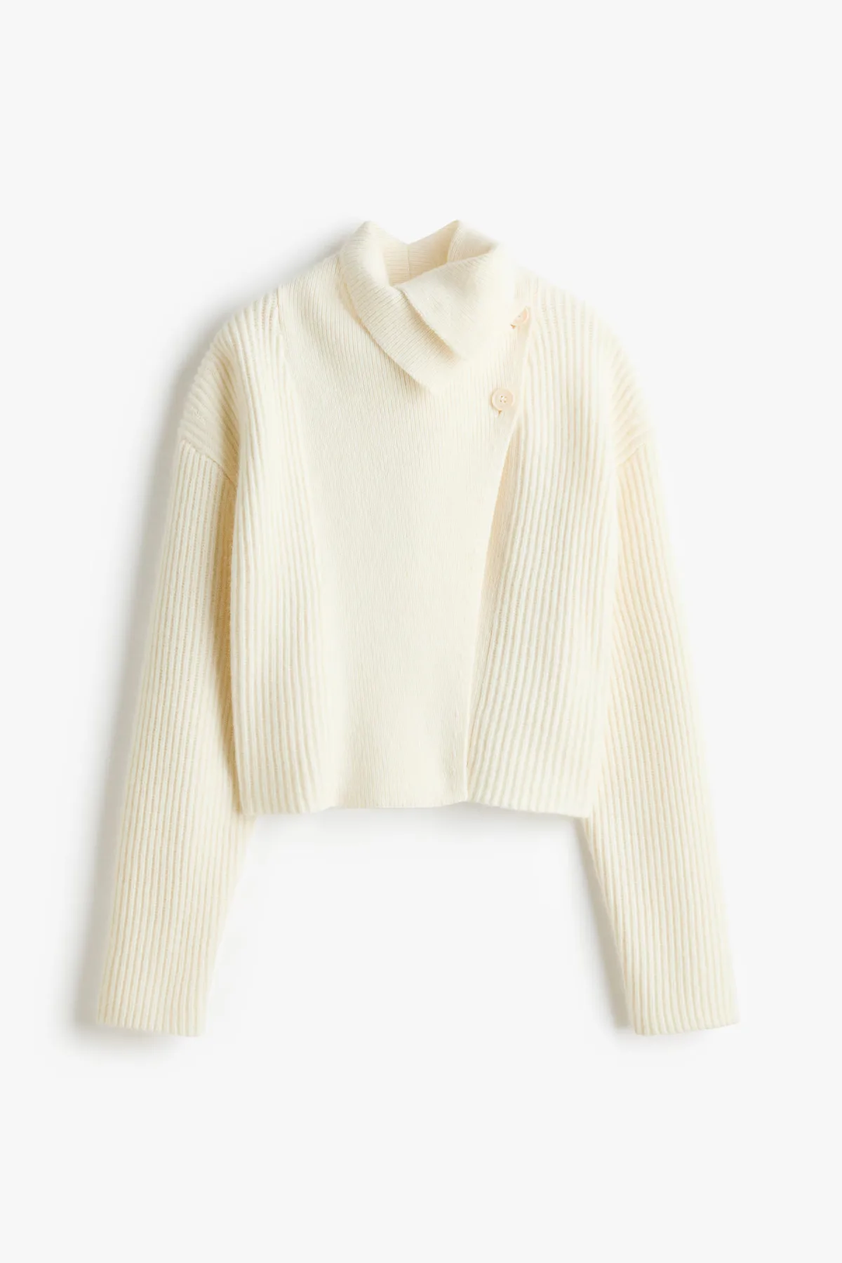 Wool-Blend Wrap Cardigan by H&M