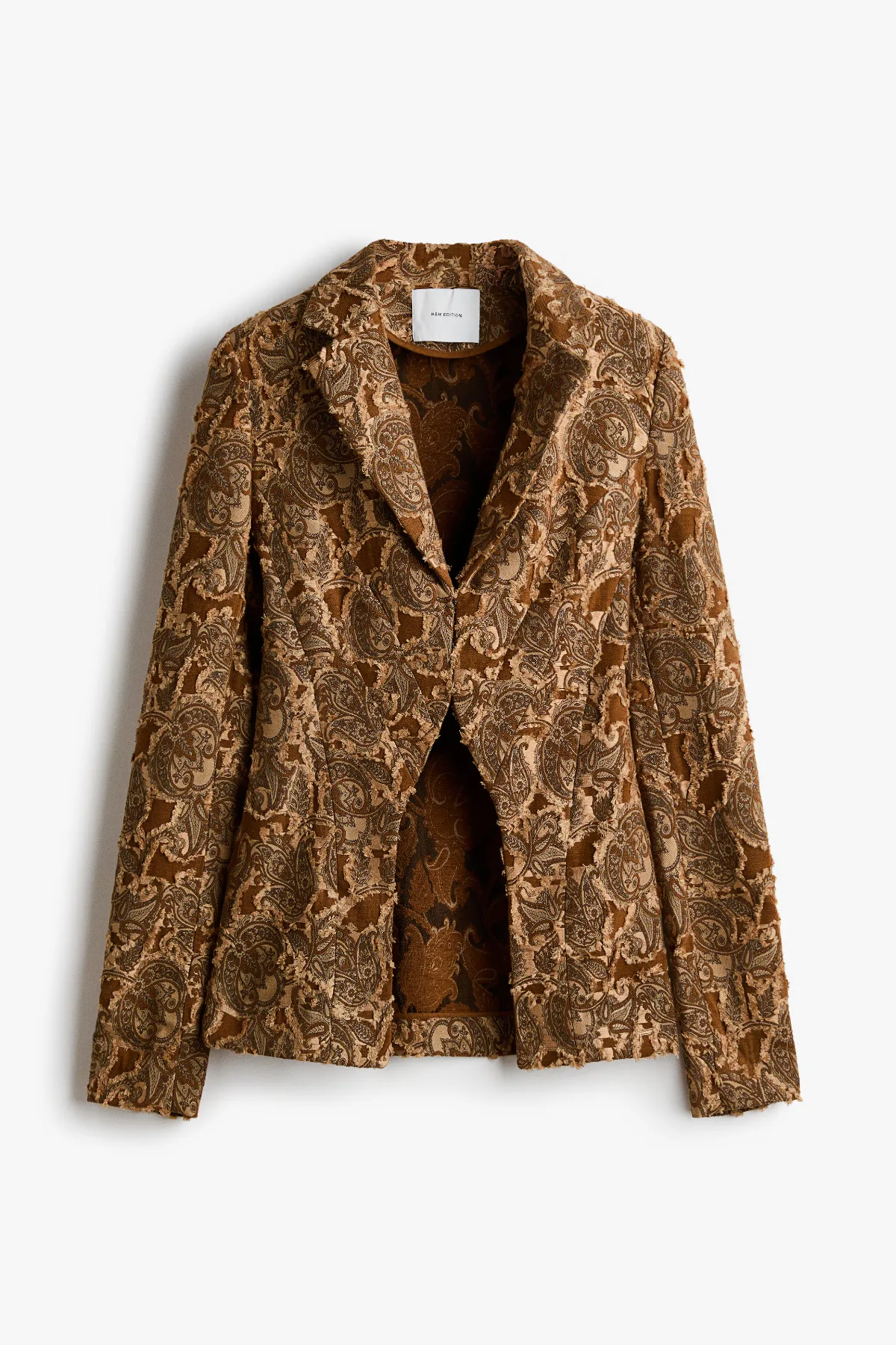 Single-Breasted Jacquard-Weave Jacket by H&M