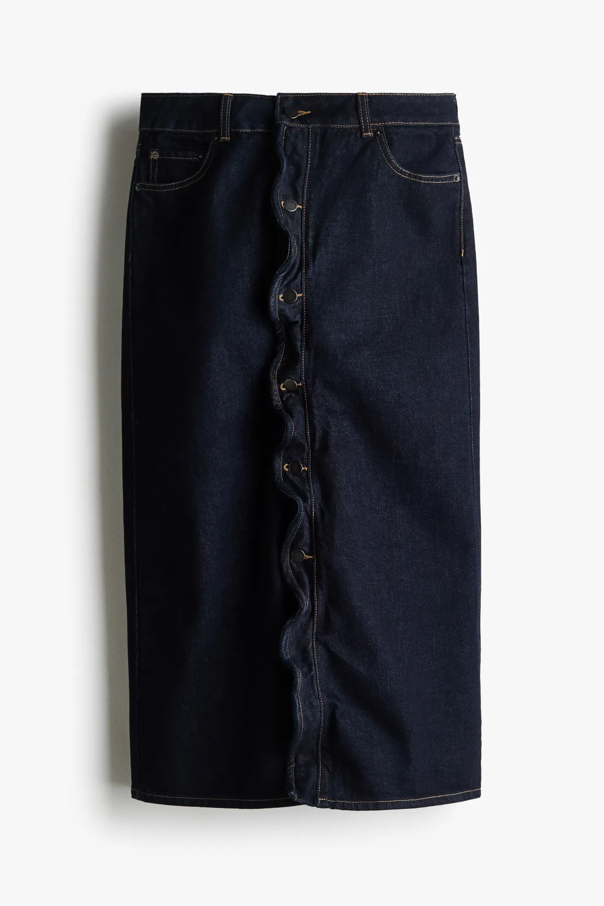 Denim Skirt with Wire Boning by H&M