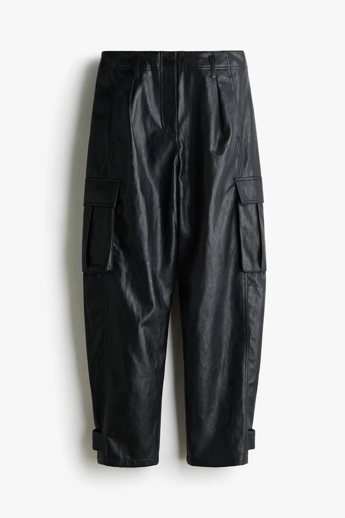 Coated Cargo Pants by H&M