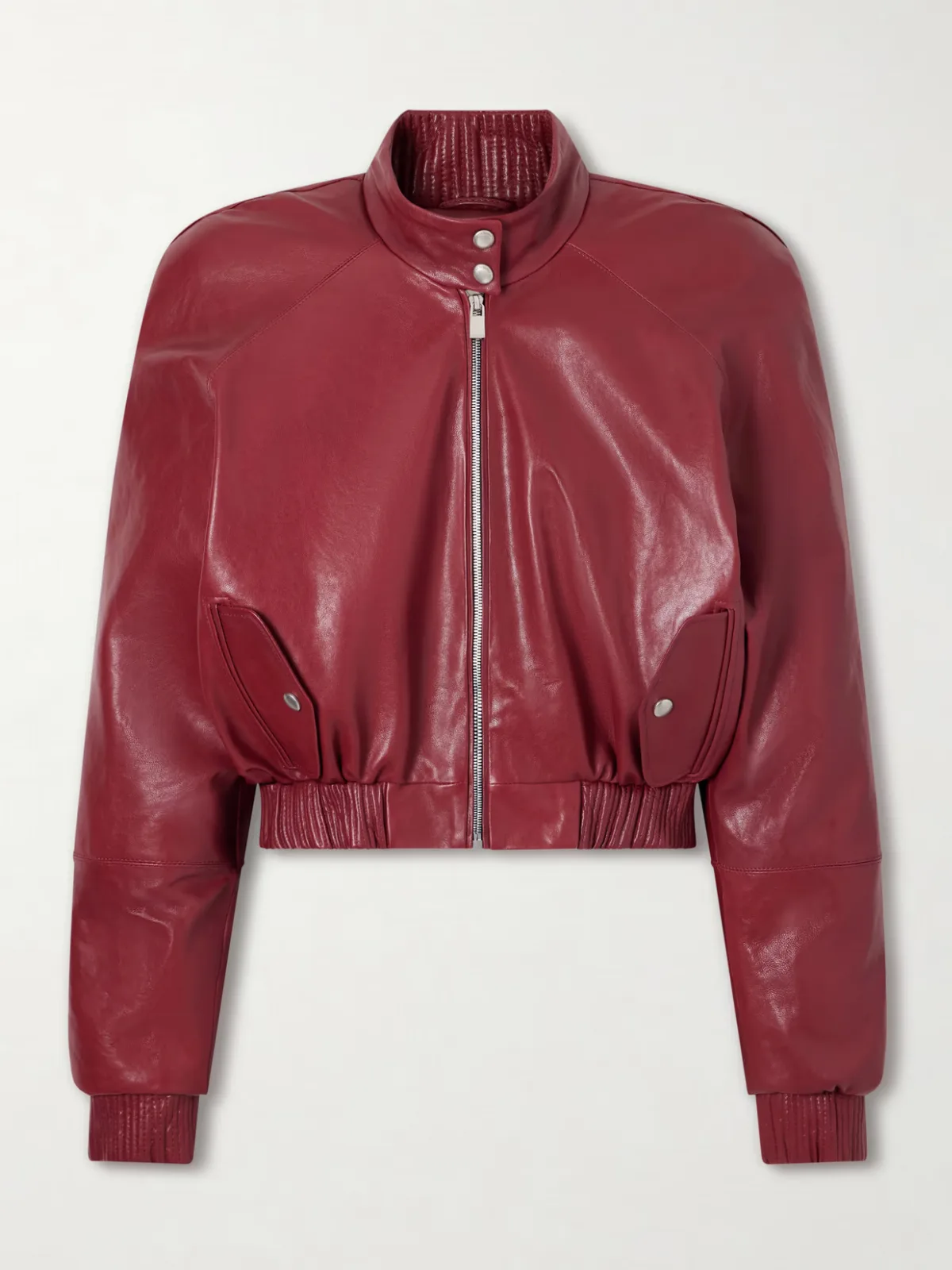 - Glossed-leather Jacket -