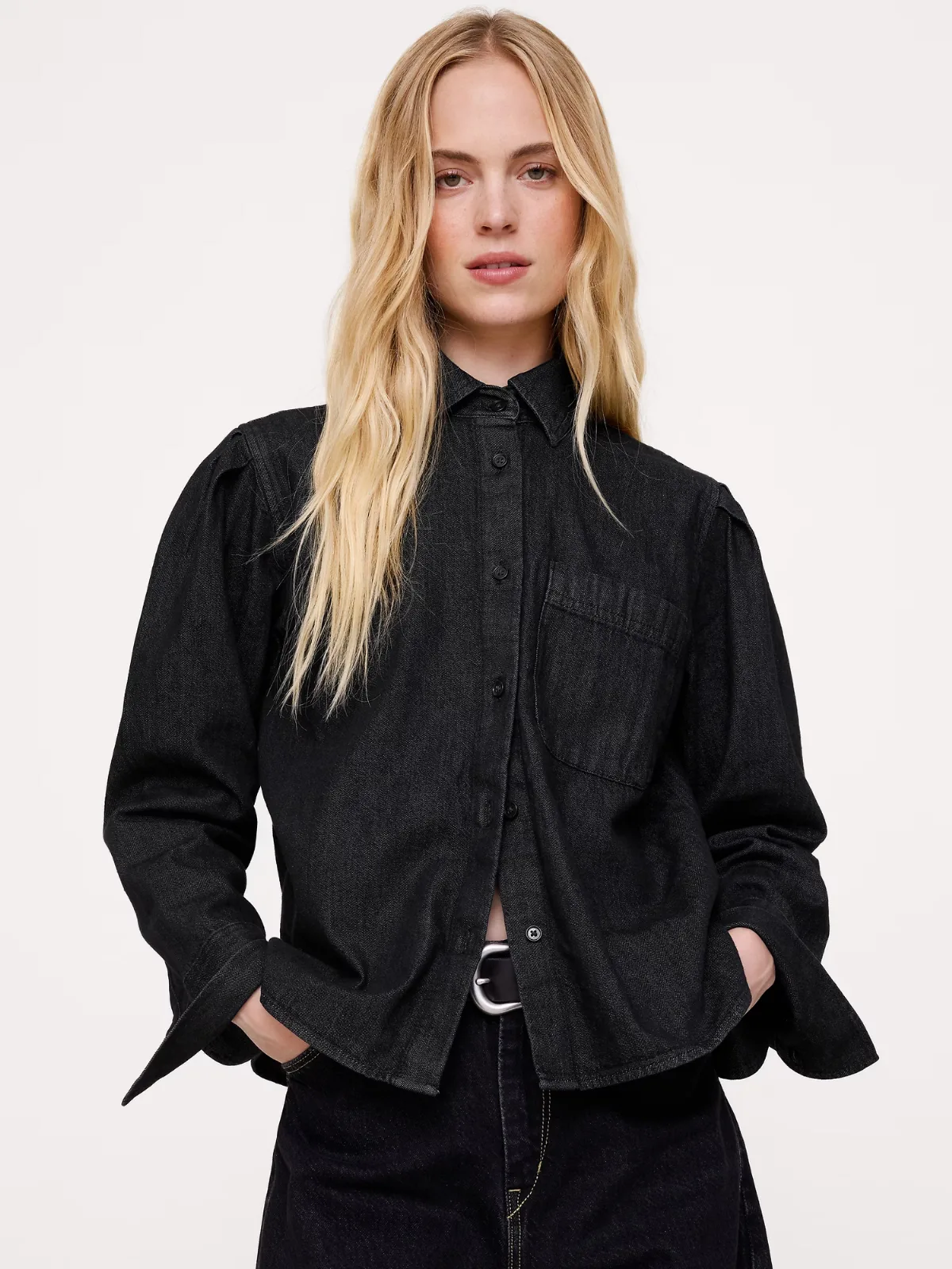 Relaxed Cotton Utility Shirt by Banana Republic