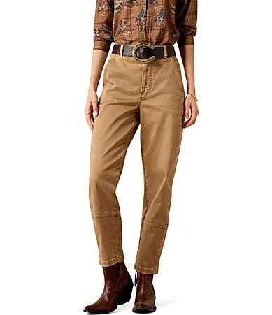 Jazmine Stretch Denim High Rise Flat Front Barrel Leg Jeans by Ariat
