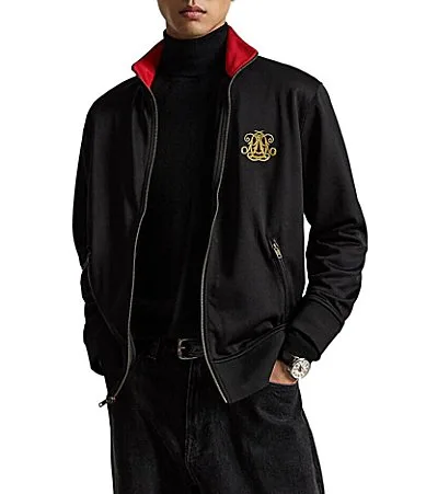 Embroidered Track Jacket by Polo Ralph Lauren