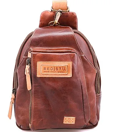 Beau Leather Backpack Sling Bag by Bed Stu