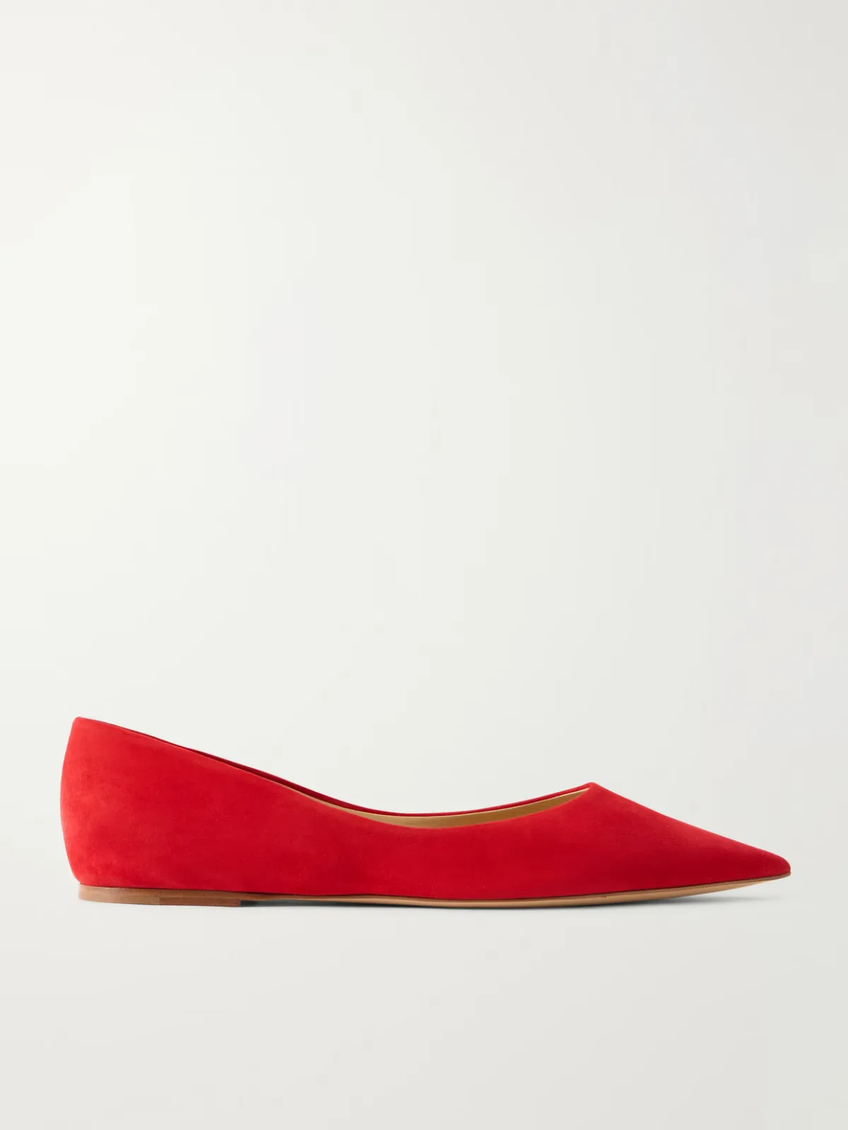 - Devil Suede Ballet Flats -