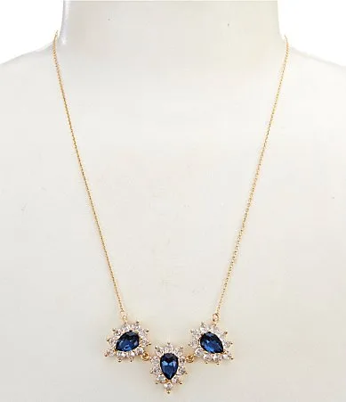 Southern Living x Borrowed & Blue Stone Cluster Statement Necklace by Southern Living