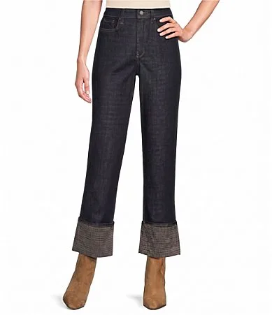 Kasey Denim High Rise Straight Leg Ankle Length Jeans by NYDJ
