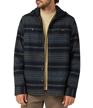 Printed Hooded Brushed Flannel Jacket by O'Neill