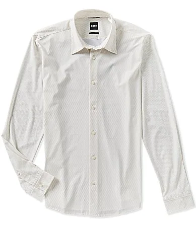 BOSS Woven Long Sleeve P-Roan Shirt by Hugo Boss