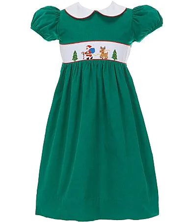 Edgehill Collection Smocked Holiday Dress by Edgehill Collection
