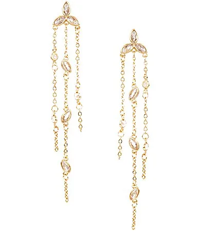 Southern Living x Borrowed & Blue Delicate Rhinestone Chandelier Earrings by Southern Living