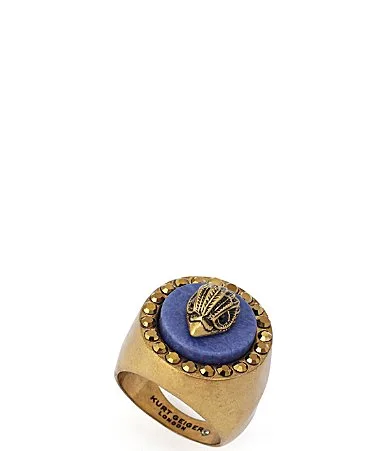 Kurt Geiger London Mansion Signature Eagle Signet Statement Ring by Kurt Geiger