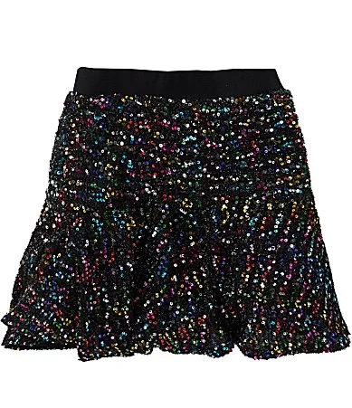 Sequin-Embellished Circle Skirt by Sara Sara