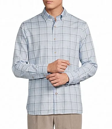 Cremieux Blue Label Madison Avenue Plaid Long Sleeve Woven Shirt by Cremieux