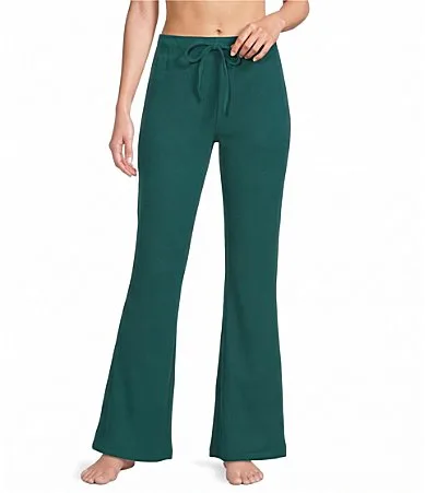 Brushed Waffle Knit Long Sleep Pants by Jasmine & Ginger