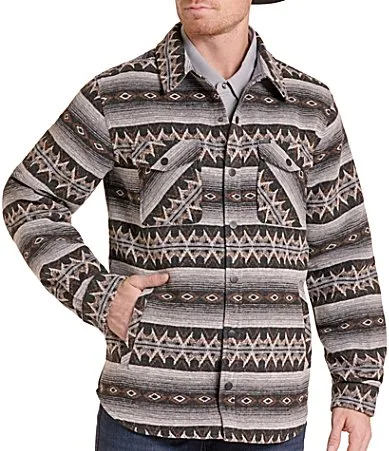 Jacquard Shirt Jacket by Rock & Roll Denim