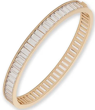 Lauren Ralph Lauren CZ Baguette Bangle Bracelet by Ralph Lauren